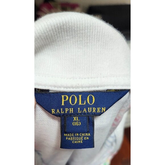 Polo Ralph Lauren Girls XL/16 Patchwork Dress Easter Spring Florals - Picture 7 of 11